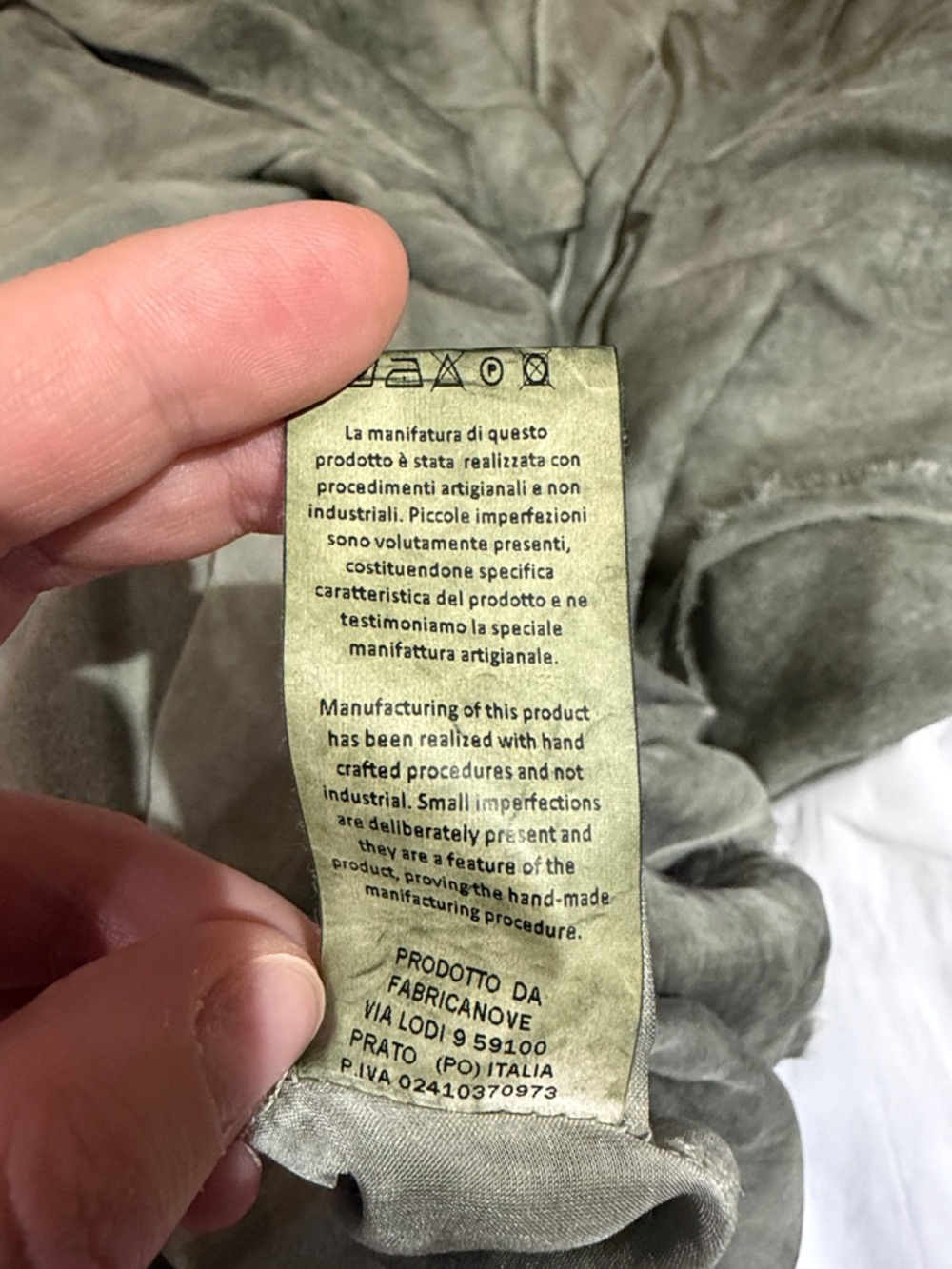 Washed Olive Green Sleeveless Knot-Front Maxi Dress - Picture 5 of 5